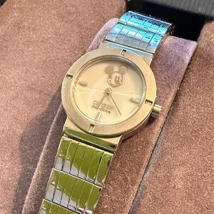 Citizen Eco-Drive Silver Watch with Mickey Mouse